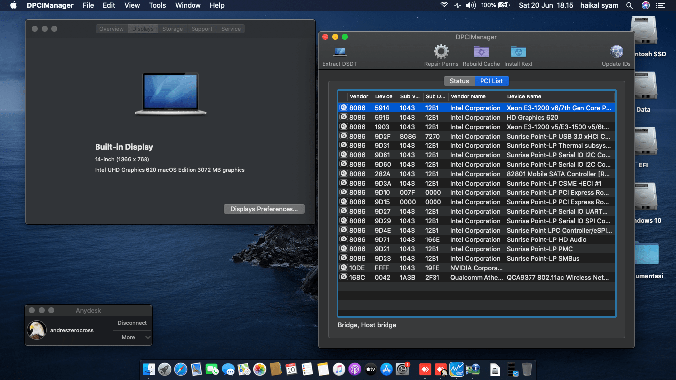 Asus A407UF BV511T [KabyLake R   Intel UHD 620 + I2C] 2